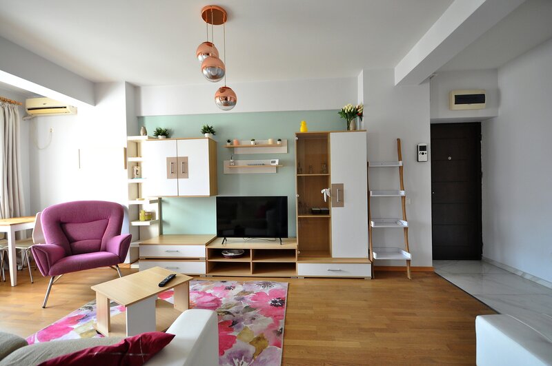 Bucurestii Noi, 7 min. metrou Jiului, apartament 2 camere mobilat complet