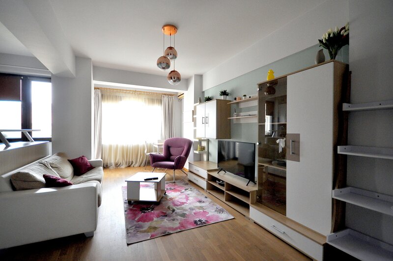 Bucurestii Noi, 7 min. metrou Jiului, apartament 2 camere mobilat complet